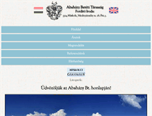 Tablet Screenshot of abahazy.hu